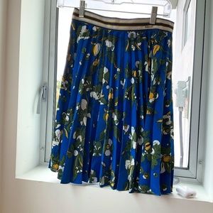 Ted baker Zakai pleated floral mini skirt size 1